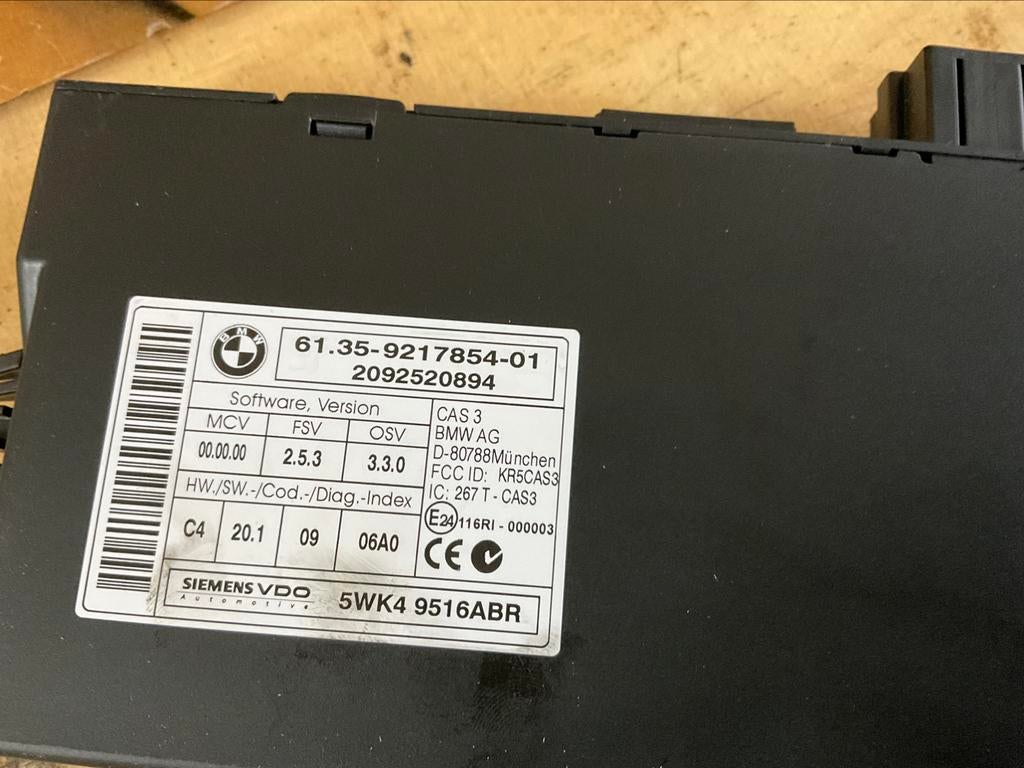 Bmw 5 serie e60 e61 n53b25 dme set ecu/cas/sleutel, Ophalen, BMW