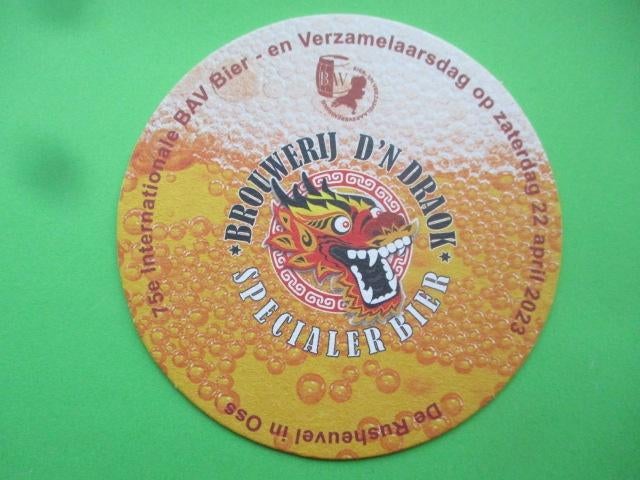 bierviltje d´n draok, Verzamelen, Biermerken, Ophalen of Verzenden, Nieuw, Viltje(s), Overige merken