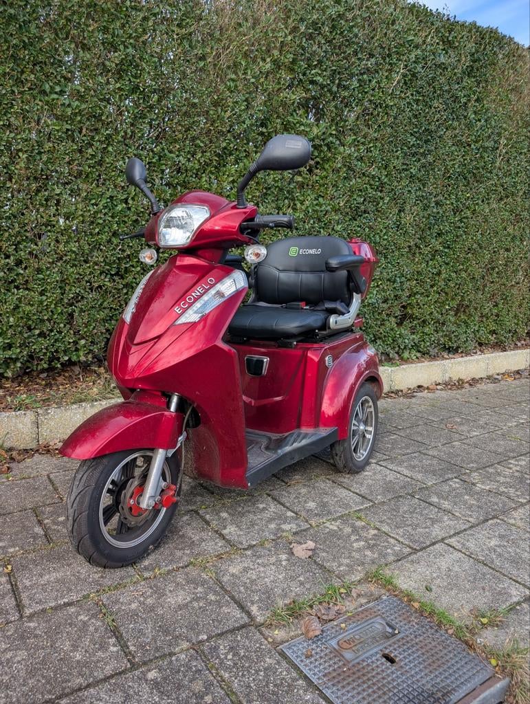 Econelo s1000 scootmobiel/snorfiets driewieller 2021, Ophalen, 46 km of meer, 16 km/u of meer