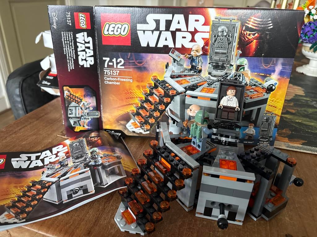 Lego star wars 75137 carbon-freezing, Ophalen of Verzenden, Zo goed als nieuw, Complete set, Lego