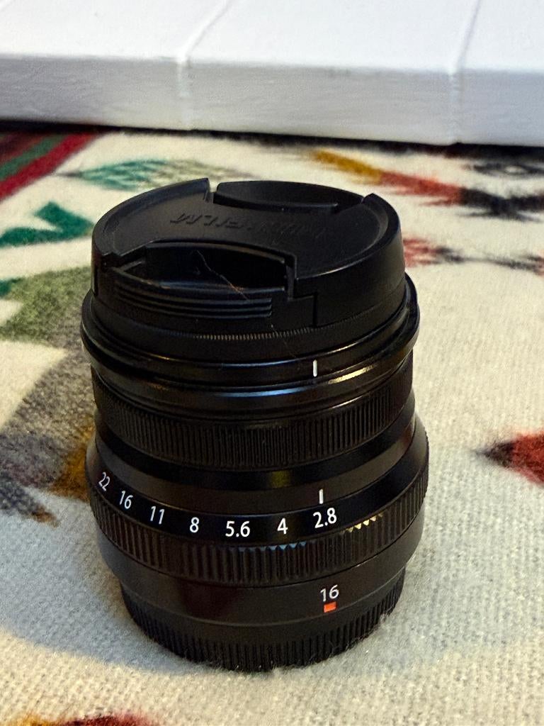 Fuji x-mount 16mm f2.8 als nieuw, Ophalen of Verzenden, Nieuw, Groothoeklens