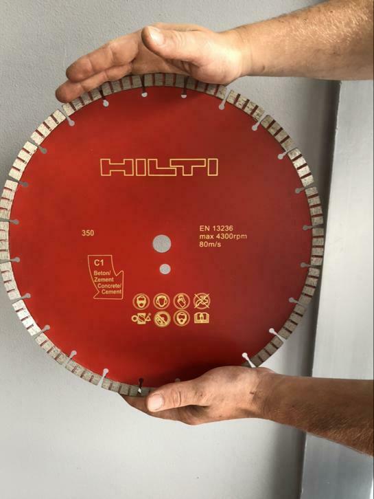 Hilti diamantzaagblad 350 mm asgat 20 mm, Ophalen of Verzenden, Nieuw