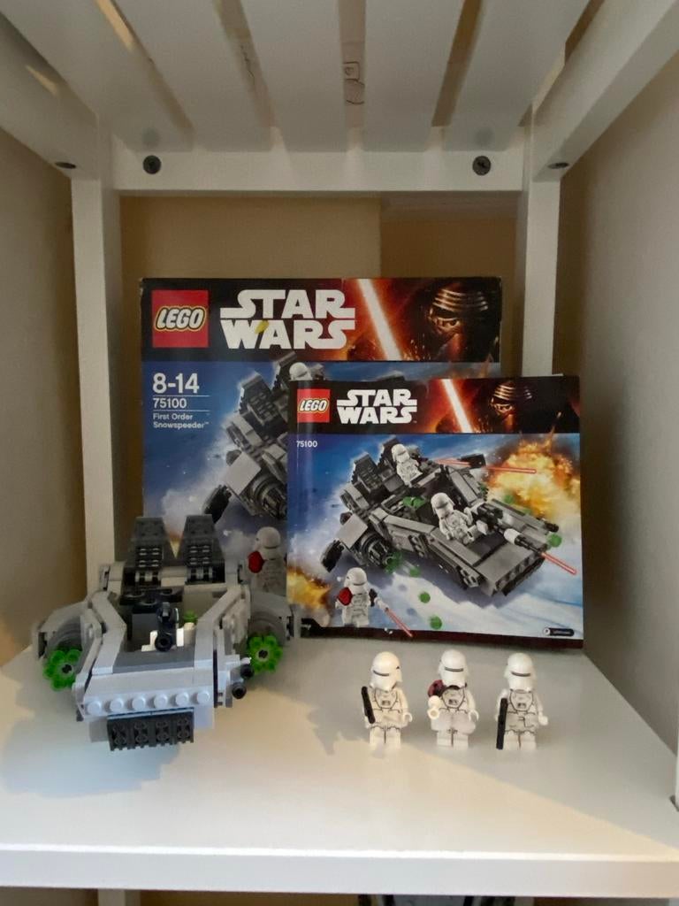 Lego Star Wars 75100 First Order Snowspeeder, Verzamelen, Star Wars, Ophalen of Verzenden, Zo goed als nieuw