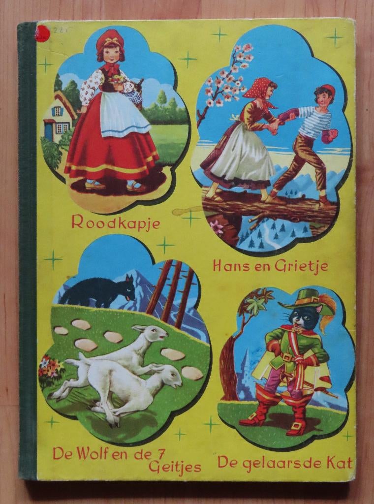 Sprookjesboek met 4 sprookjes ( nummer C249 ) 1e druk 1955, Boeken, Ophalen of Verzenden, Zo goed als nieuw