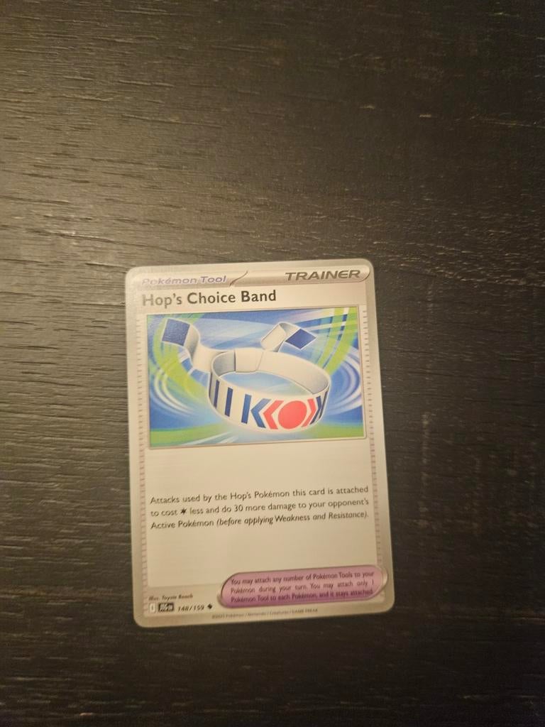Pokémon TCG - Hop's Choice Band - Trainer, Ophalen of Verzenden, Zo goed als nieuw, Losse kaart