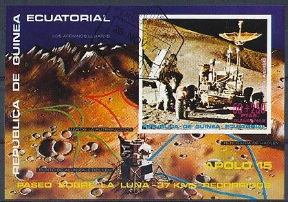 Equatoriaal Guinee 1972 MA25 blok 2 gest., Ophalen of Verzenden, Overige landen, Gestempeld