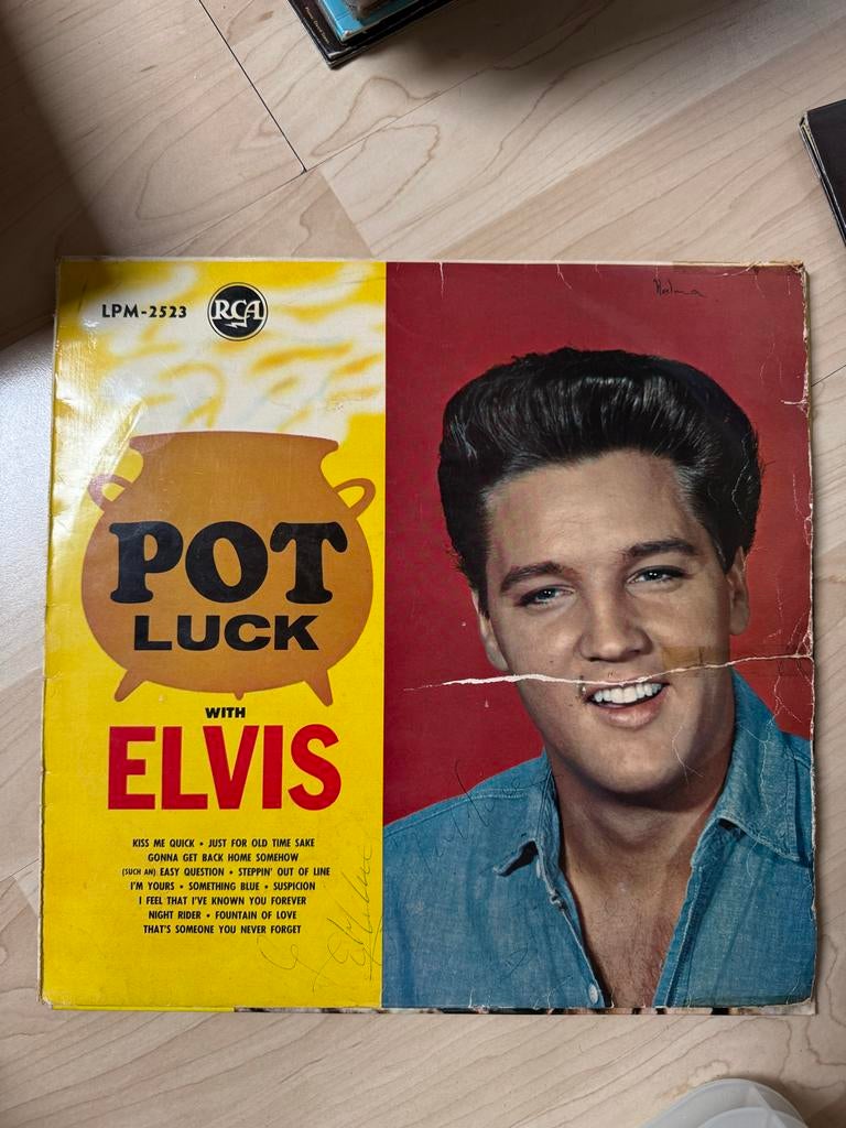 LP - elvis pot luck, Cd's en Dvd's, Ophalen of Verzenden, 12 inch