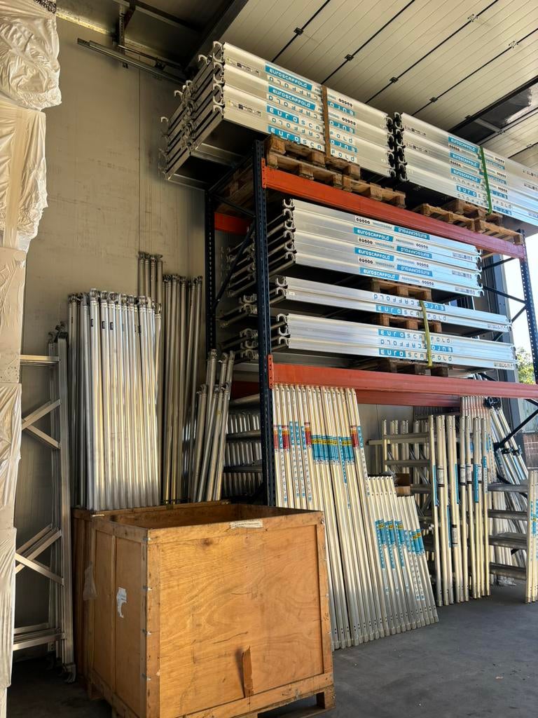 Euroscaffold aluminium rolsteigers uit voorraad leverbaar!, Ophalen, Nieuw, Overige typen, Minder dan 2 meter