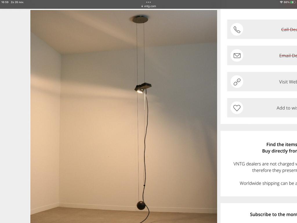 Hanglamp Arbolla Artemide Design lamp halogeen, Huis en Inrichting, Lampen | Hanglampen, Gebruikt, Ophalen of Verzenden, Modern