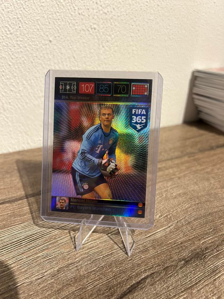 Manuel Neuer 2015-16 Panini Adrenalyn XL FIFA 365 Top Master, Ophalen of Verzenden, Zo goed als nieuw, Plaatje