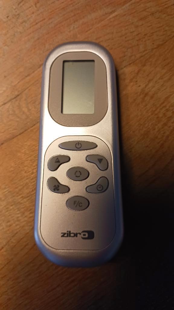 Zibro afstandbediening voor airco P122, P125, P126, Overige soorten, Elektrisch, Ophalen of Verzenden, Zo goed als nieuw