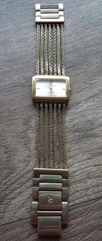 Vintage Model1980-1990 merk ANNE KLEIN Dames Horloge Werkend, Ophalen of Verzenden, Overige materialen, Overige typen, Verguld