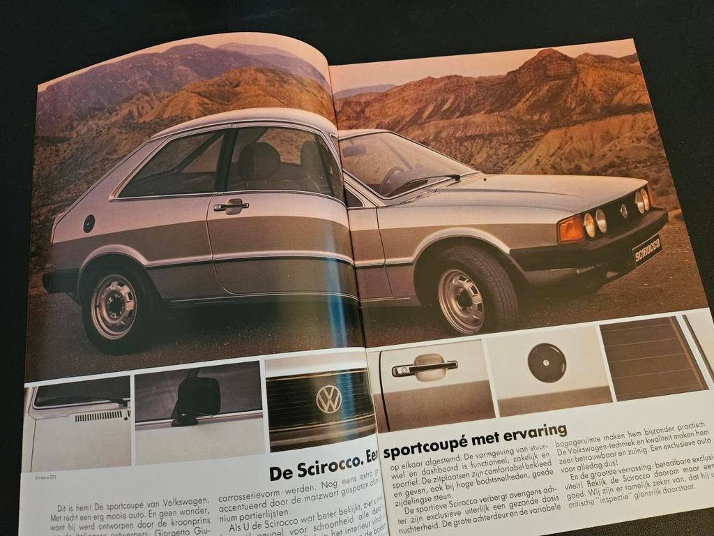 Brochure Volkswagen Scirocco 1980, Ophalen of Verzenden, Zo goed als nieuw, Volkswagen