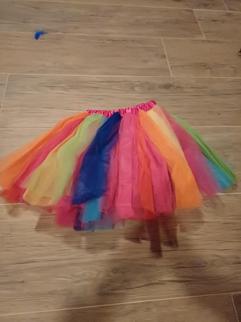 Leuke regenboog tutu rok - dames, Ophalen of Verzenden