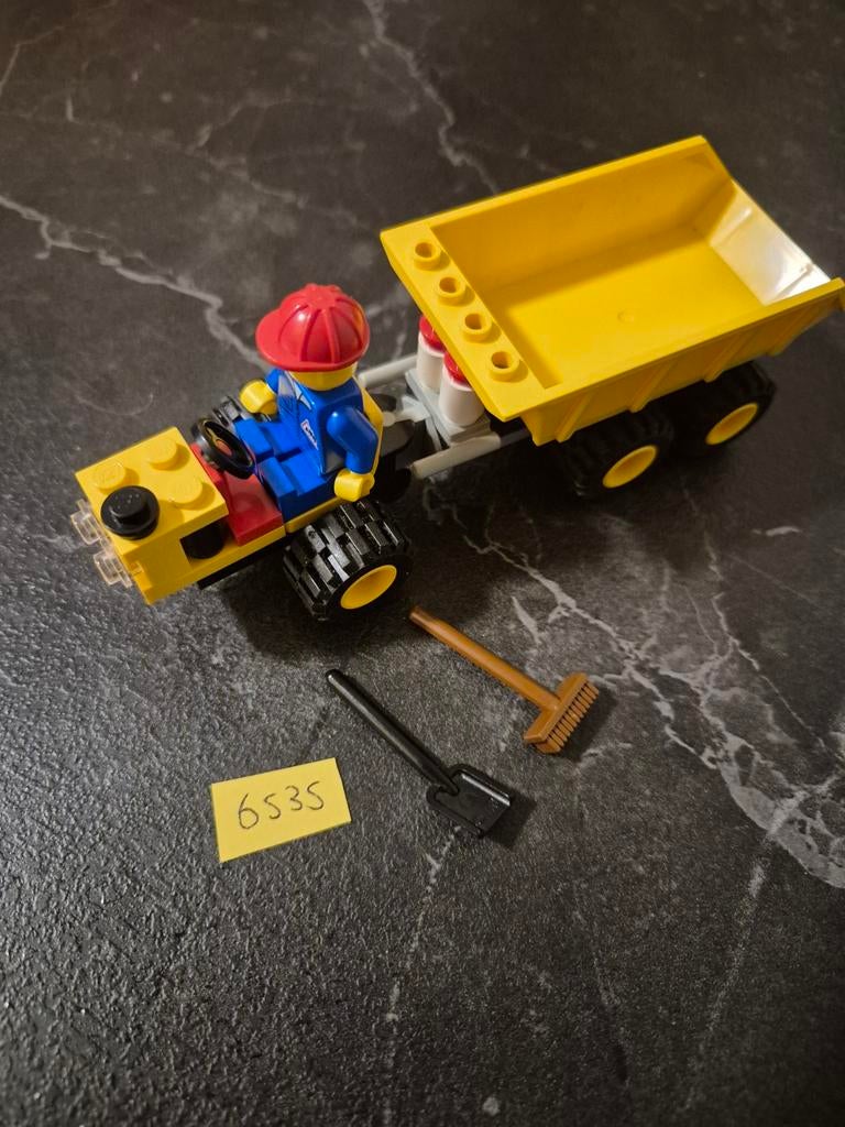 Lego 6535: Tractor met Aanhanger, Ophalen, Gebruikt, Complete set, Lego