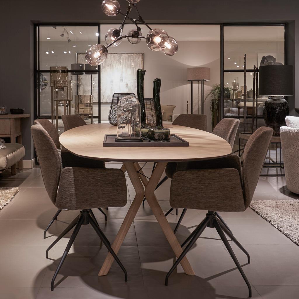 Tafel Eclipse van Mobitec, met zéér aantrekkelijke korting !, 100 tot 150 cm, Vijf personen of meer, Design, Modern, Tijdloos