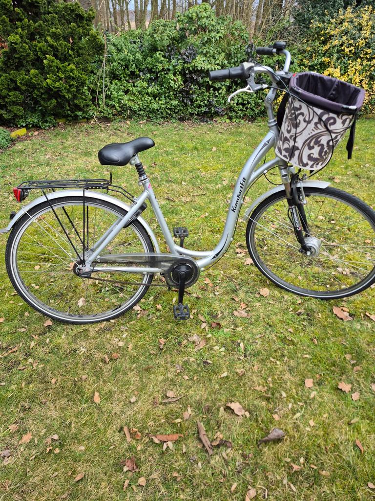 Damesfiets, Fietsen en Brommers, Fietsen | Dames | Damesfietsen, 53 tot 56 cm, Versnellingen, Zo goed als nieuw, Ophalen