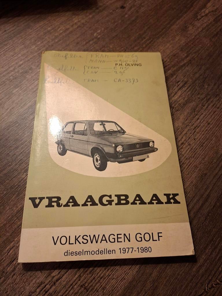 Volkswagen Golf Diesel Vraagbaak 1977-1980, Ophalen of Verzenden