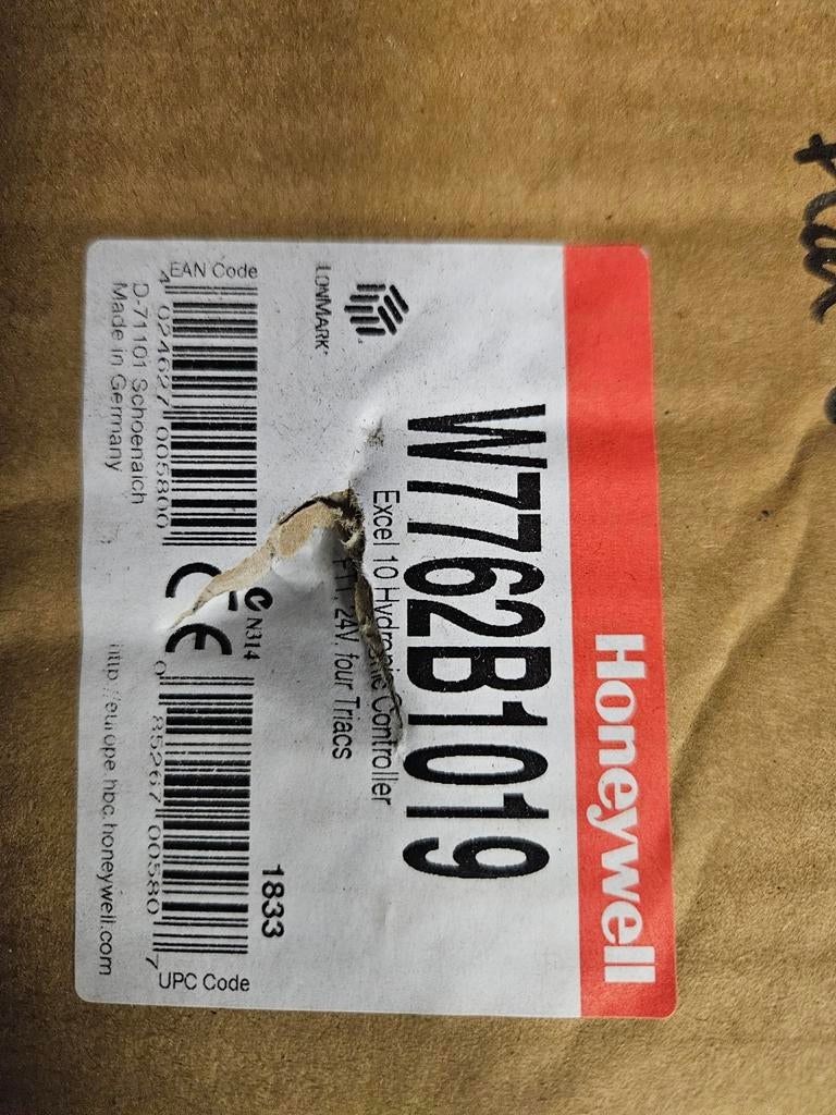 Honeywell Excel 10 Hydronic Controller W7762B1019, Ophalen of Verzenden