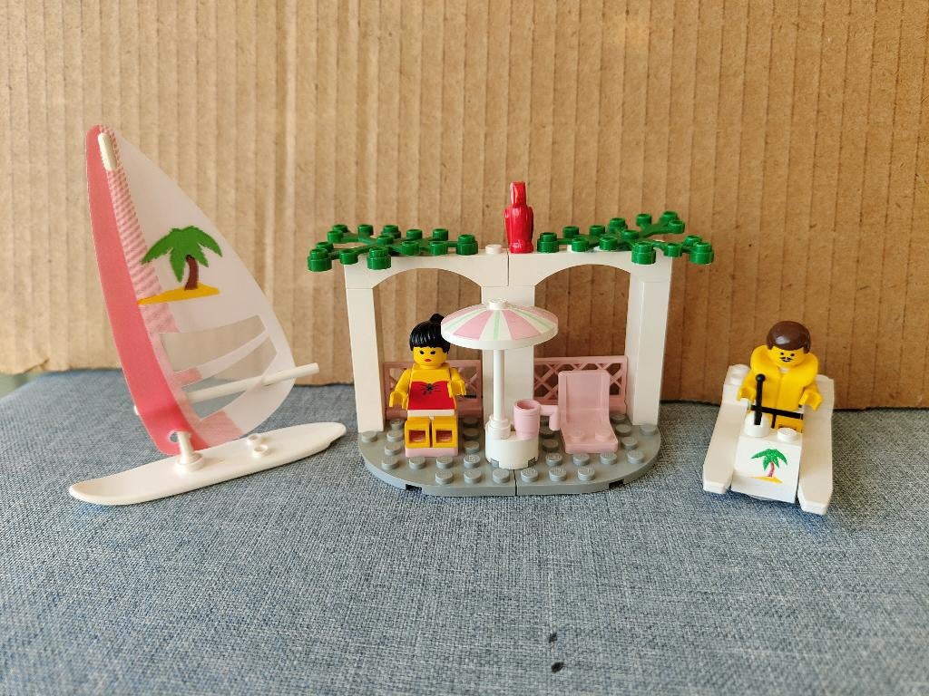 Lego 6401 Seaside Cabana, Ophalen of Verzenden, Gebruikt, Complete set, Lego