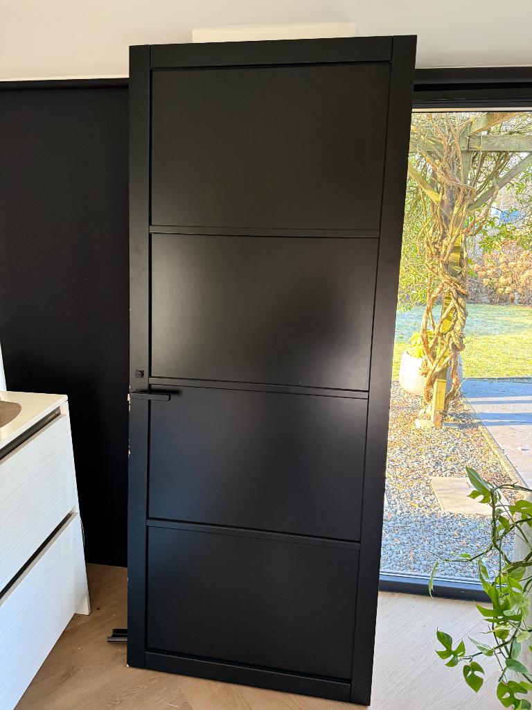 Binnendeur zwart stomp 83 211, Ophalen, 80 tot 100 cm, Binnendeur, Nieuw