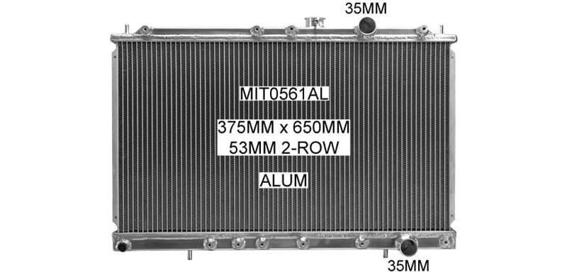 Koyorad performance radiateur - Lancer Evo Evolution 1 2 3, Ophalen of Verzenden