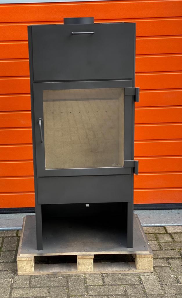 Dik Geurst Lars 1300 (gebruikte) vrijstaande houtkachel 14kW, Ophalen, Gebruikt, Houtkachel, Vrijstaand