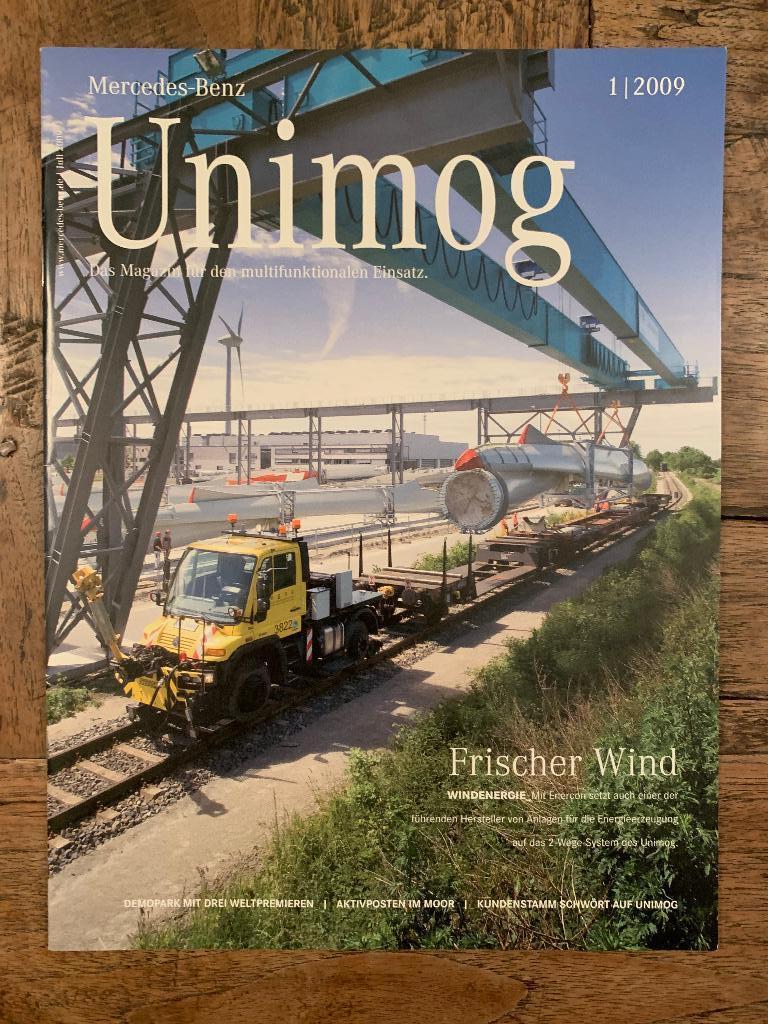 Mercedes-Benz Magazine Unimog Q1 2009, Boeken, Auto's | Folders en Tijdschriften, Nieuw, Mercedes, Ophalen of Verzenden