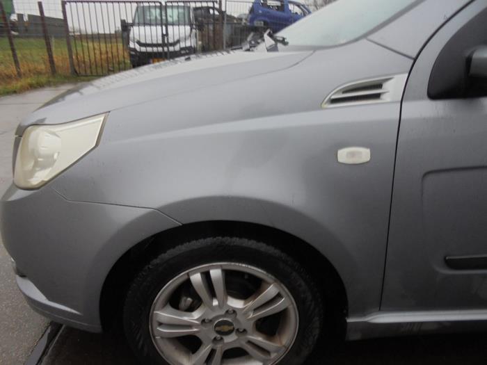 Scherm links-voor van een Chevrolet Aveo, Auto-onderdelen, Carrosserie en Plaatwerk, Ophalen of Verzenden, 3 maanden garantie
