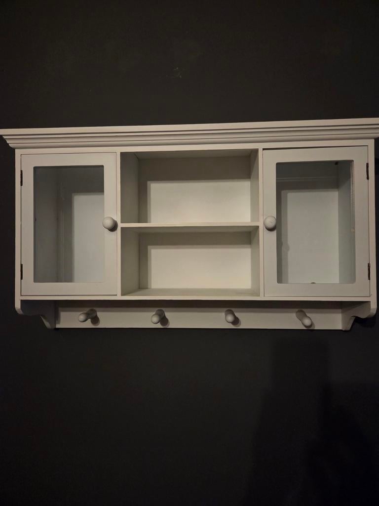 Een leuk wit kastje, Huis en Inrichting, Kasten | Vitrinekasten, Ophalen, 25 tot 50 cm, 50 tot 100 cm, Minder dan 100 cm