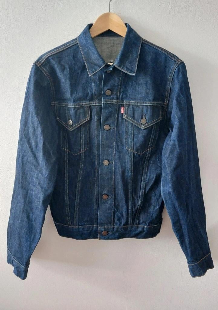 Levis Vintage Clothing Big E denim jacket M, Ophalen of Verzenden, Gedragen, Maat 48/50 (M), Blauw