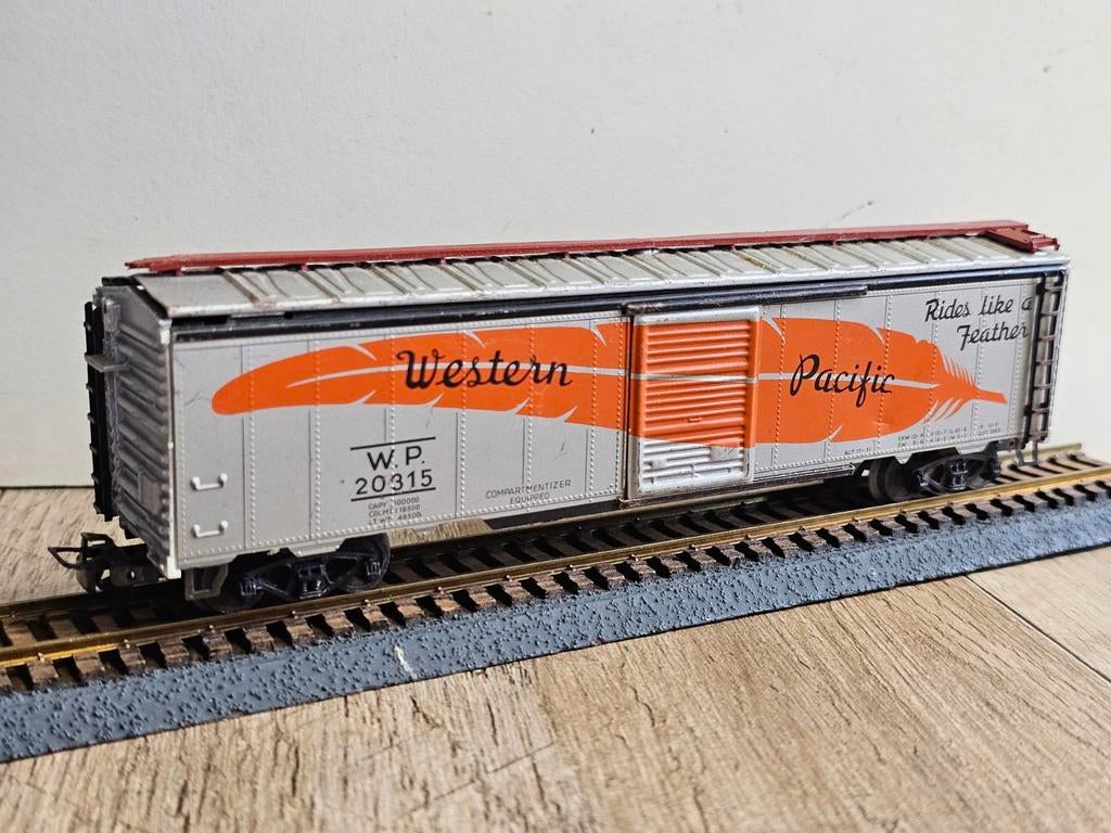 Modeltrein Ho marklin wagon western pacific amerika usa, Ophalen of Verzenden, Wisselstroom, Wagon, Märklin