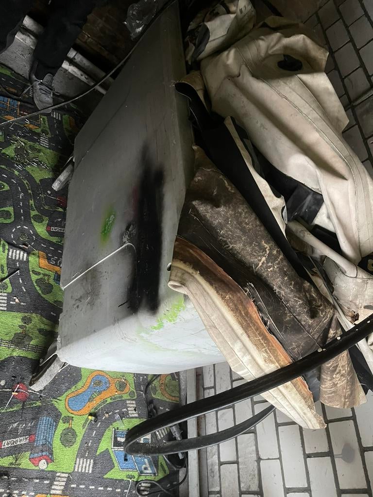 Grote container, Ophalen, Gebruikt