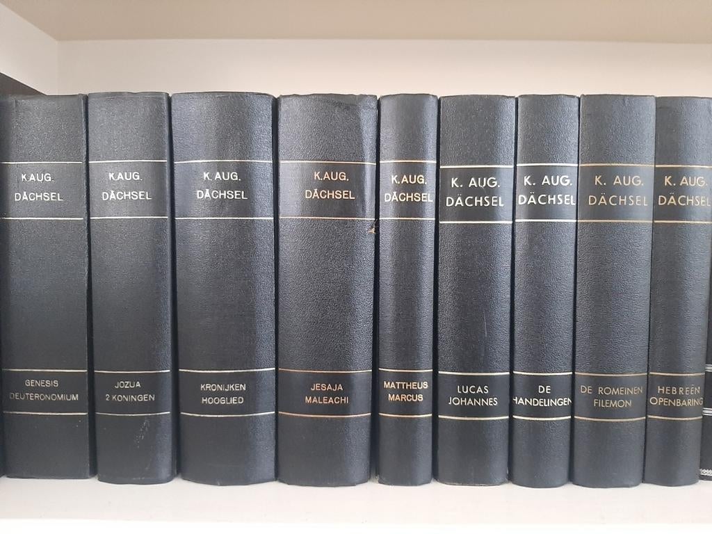 K. Aug. Dächsel Bijbel Oude/N Testament Bijbelverklaring, Boeken, Godsdienst en Theologie, Ophalen of Verzenden, Gelezen, K. Aug. Dächsel