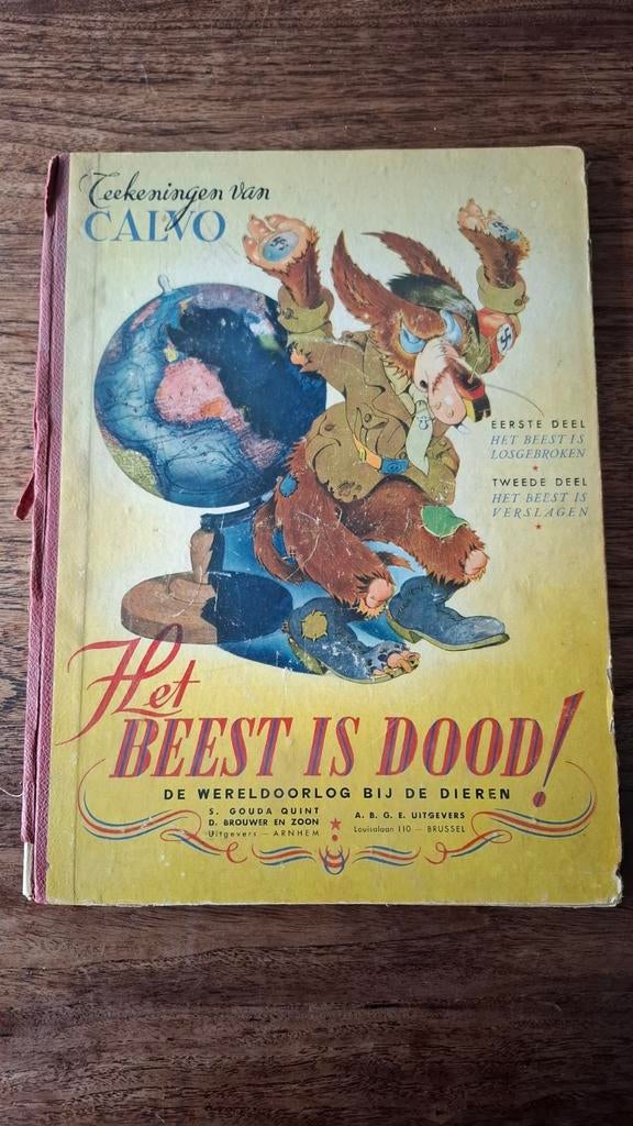 Het Beest is Dood! - Zeldzaam kinderboek, Boeken, Ophalen of Verzenden, Gelezen, Calvo