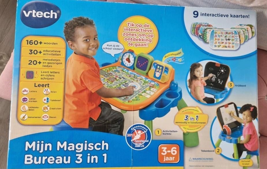 VTech Mijn Magisch Bureau 3 in 1 Speeltafel, Kinderen en Baby's, Speelgoed | Vtech, Ophalen of Verzenden, Zo goed als nieuw, 2 tot 4 jaar