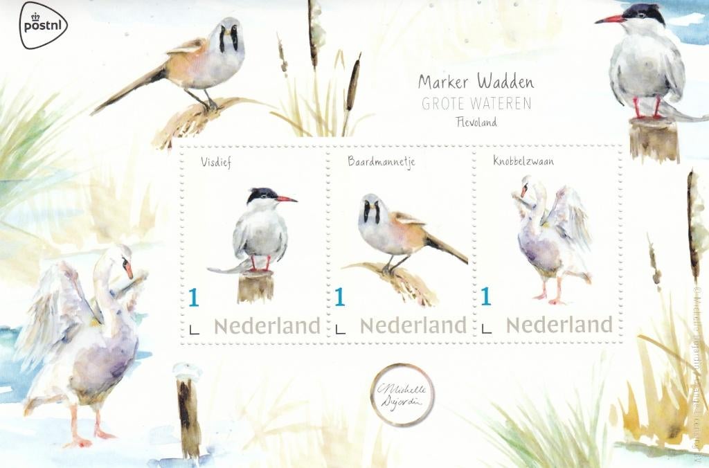 Nederland -8- 2023- Postset- Marker Wadden- Flevoland- P, Ophalen of Verzenden, Na 1940, Postfris