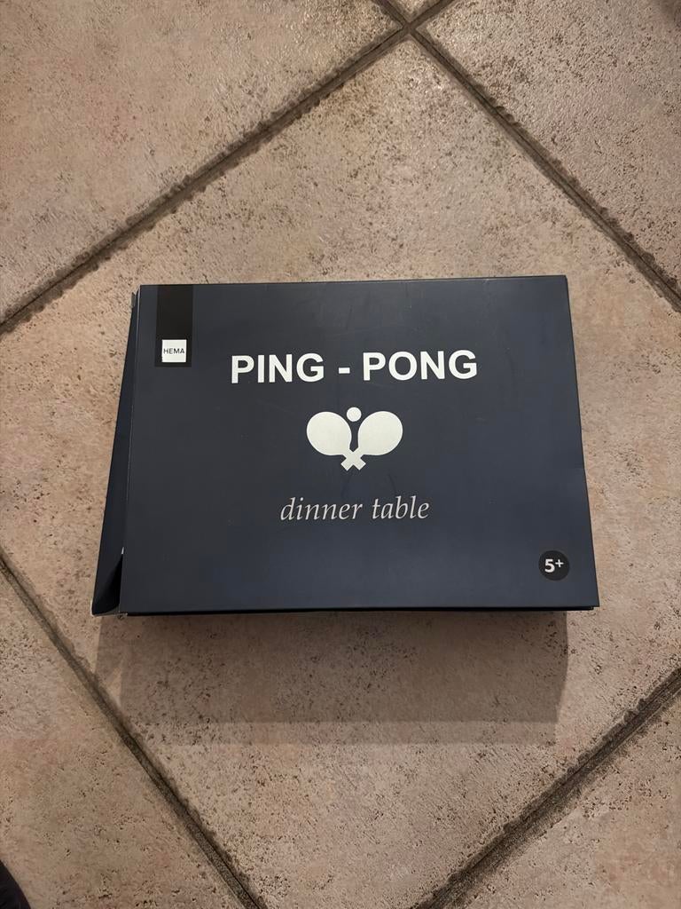 Ping Pong Tafelset voor Eettafel - HEMA, Sport en Fitness, Tafeltennis, Ophalen, Nieuw, Net, Batje(s) of Balletje(s)