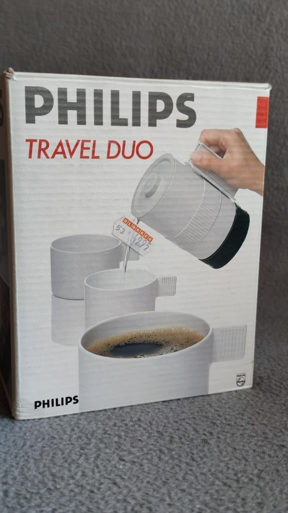 TOPSTAAT Philips Travel Duo waterkoker /koffiezetapparaat, Ophalen of Verzenden, Zo goed als nieuw, Koffiemachine