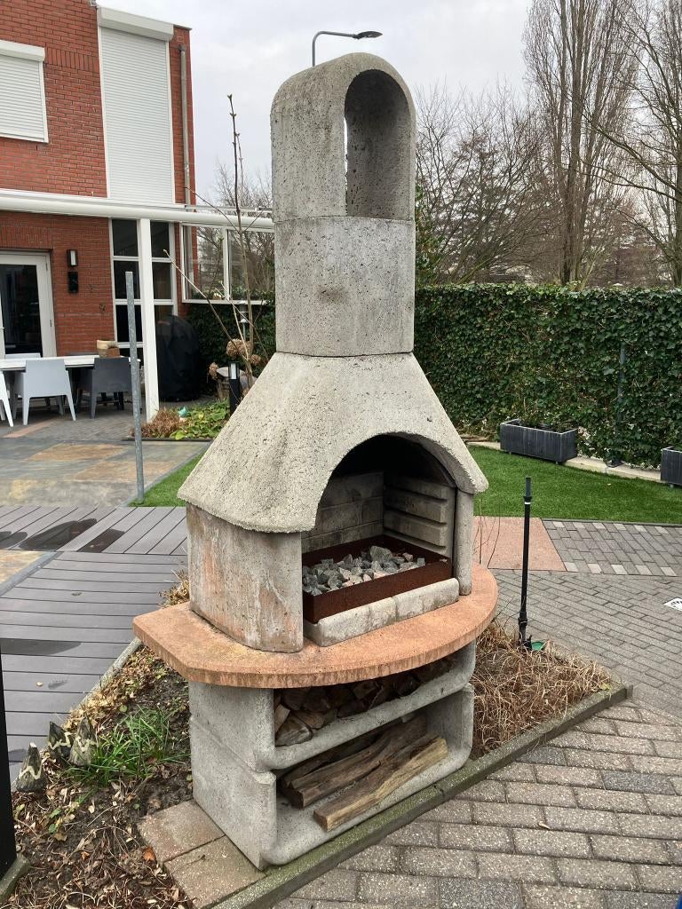 Tuinhaard, Barbecue Beton, Tuin en Terras, Tuinhaarden, Ophalen, Gebruikt