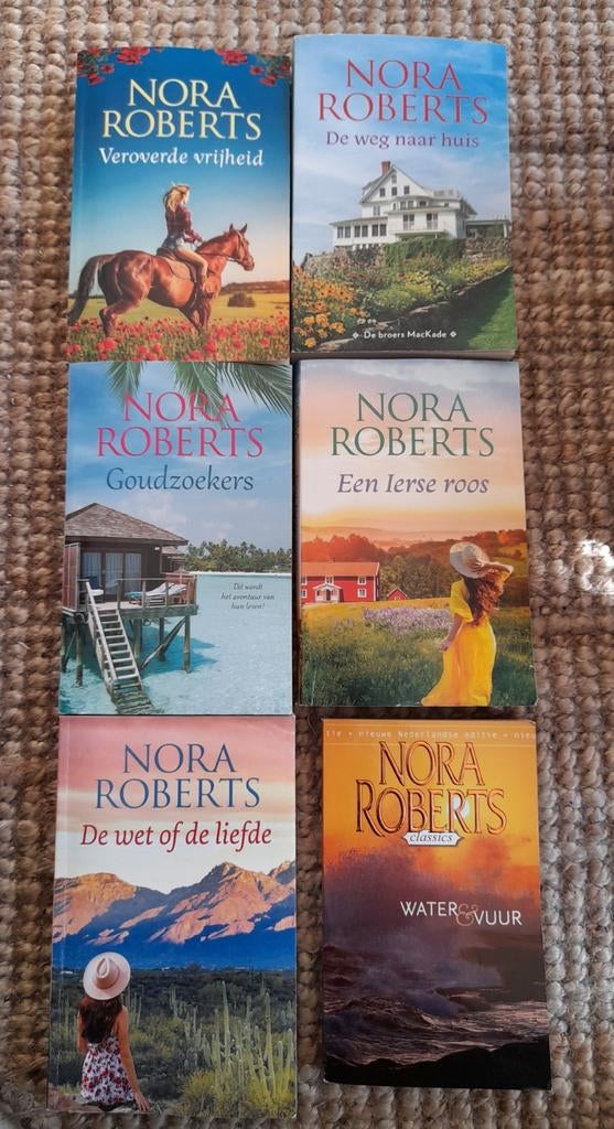 6x NORA ROBERTS!!!, Ophalen of Verzenden, Zo goed als nieuw