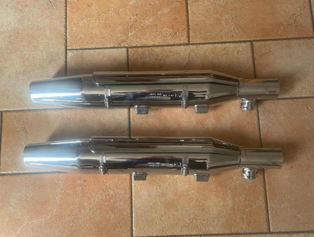 Harley Sportster aangepaste uitlaten, Ophalen, Gebruikt