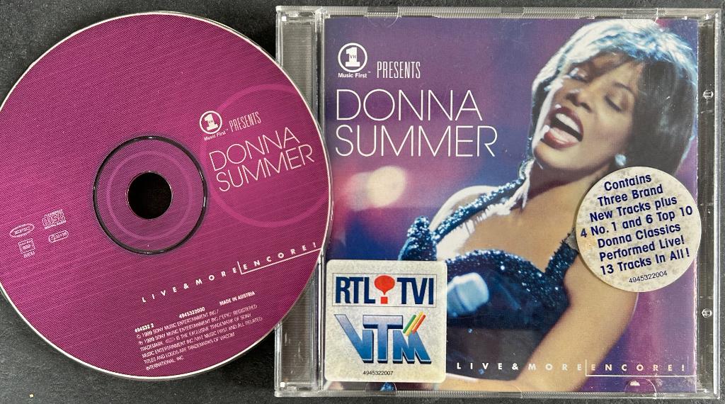 DONNA SUMMER - VH1 presents Live & more Encore! ( CD ), Ophalen of Verzenden, Zo goed als nieuw, Disco