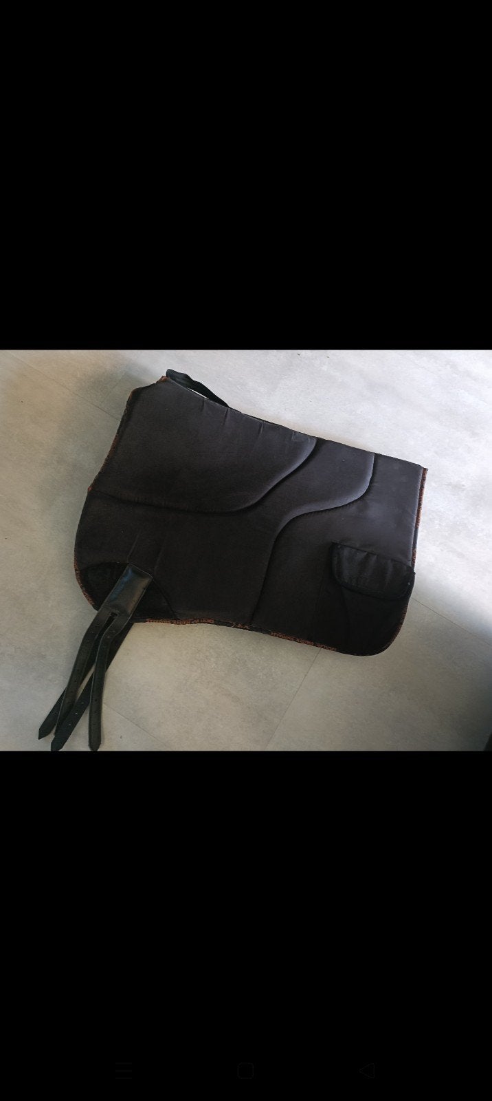 FRA barebackpad full zwart, Ophalen of Verzenden