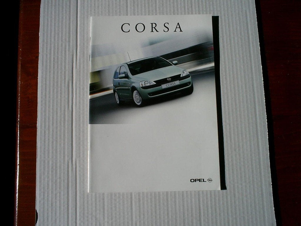Opel Corsa o.a. GSi / Sport 1 / 2001 52 pag. Belgisch, Verzenden, Zo goed als nieuw, Opel