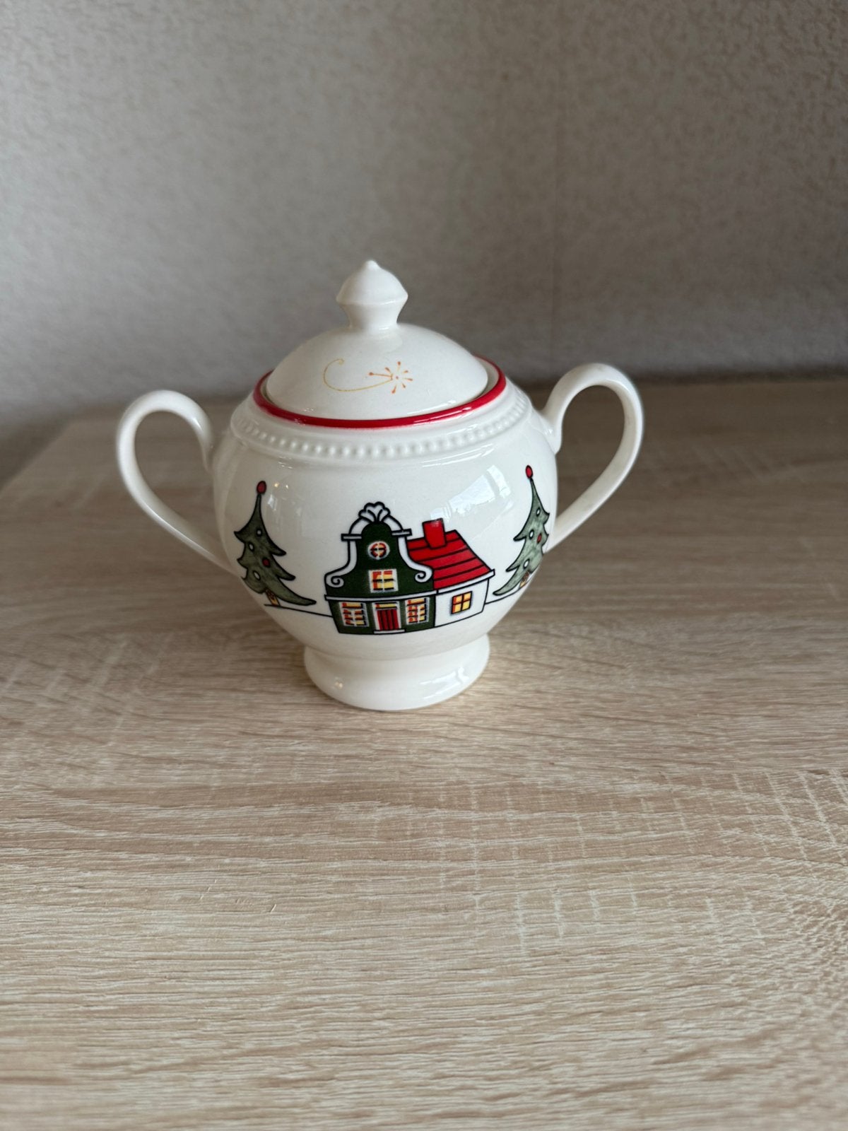 Wedgwood Windsor Kerst suikerkannetje, Diversen, Kerst, Ophalen, Zo goed als nieuw
