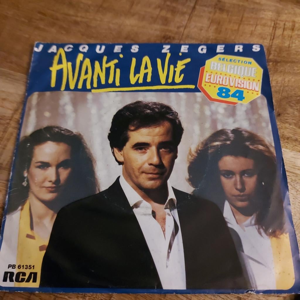 Jacues zegers (Eurovisie Songfestival) / avanti la vie, Ophalen of Verzenden, Zo goed als nieuw, Pop