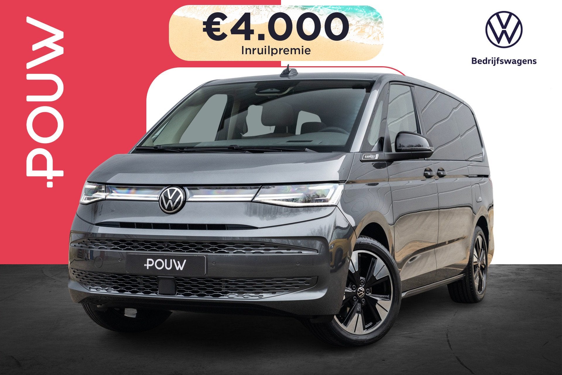 Volkswagen Multivan 1.5 eHybrid 245pk L2 Bulli Edition | Vel, Auto's, Automaat, Euro 6, 150 min, 7 stoelen