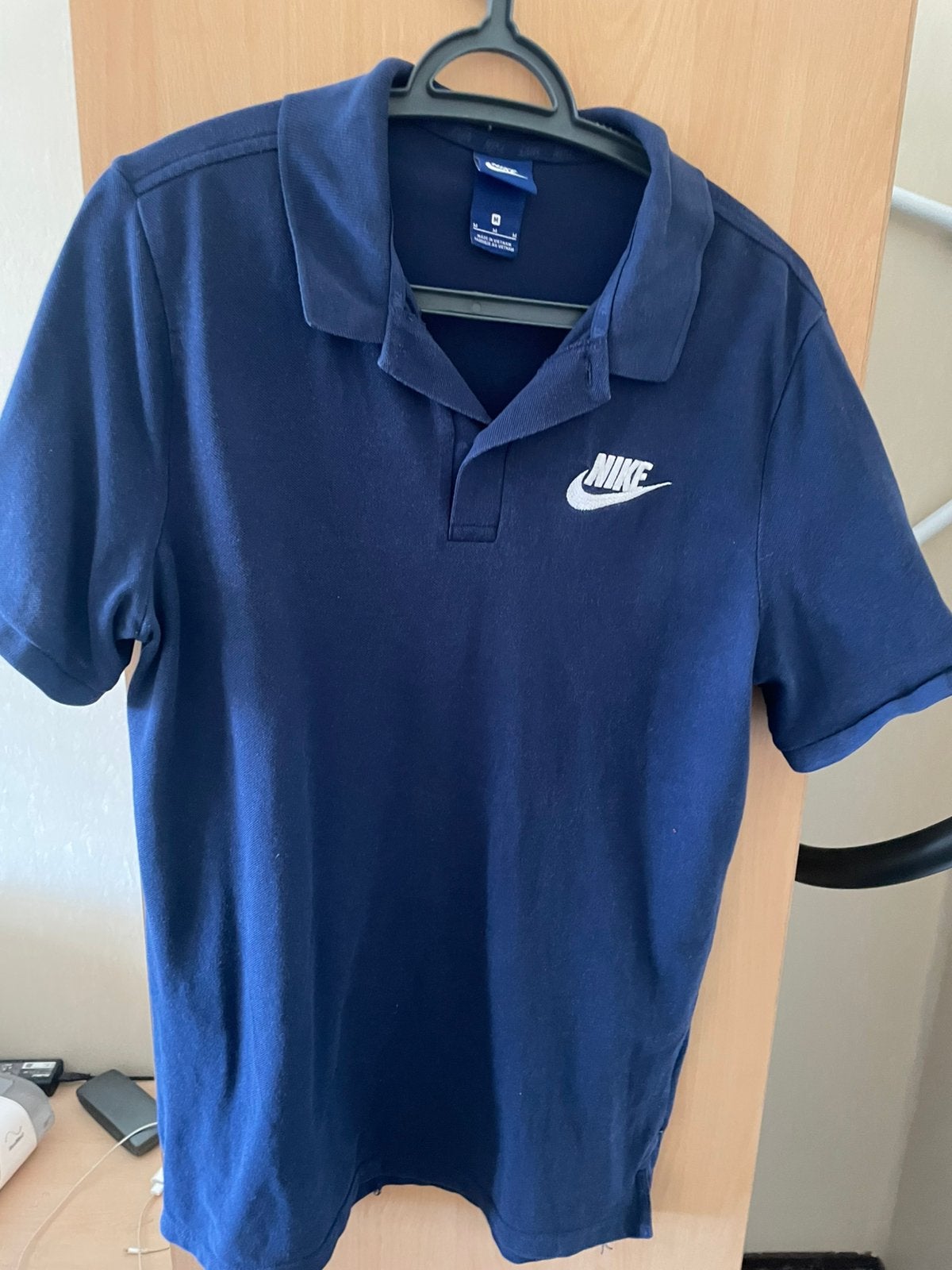 Nike polo blauw maat m, Ophalen of Verzenden, Zo goed als nieuw, Maat 48/50 (M), Blauw