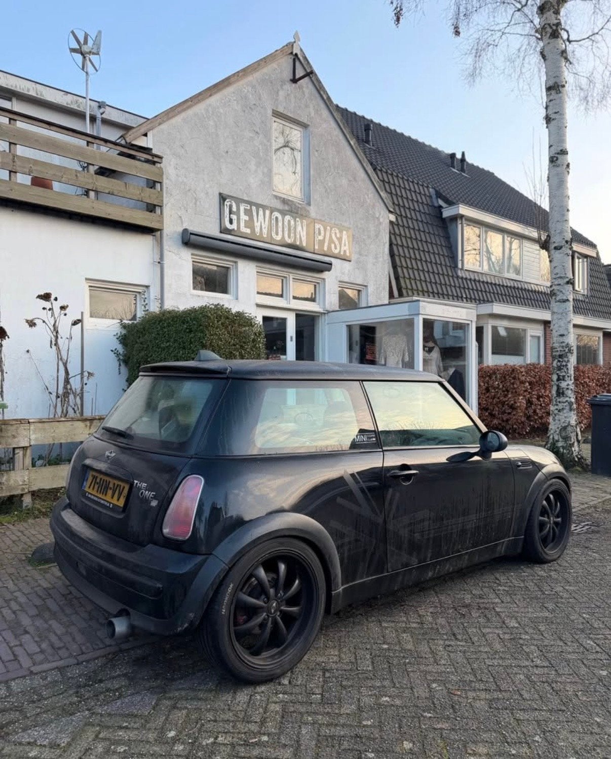 Mini 1.6 16V ONE 2001 Zwart APK EXPIRED, Ophalen of Verzenden, Mini, Deur